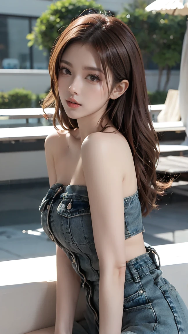 抹胸牛仔連身短褲 2024_12_31