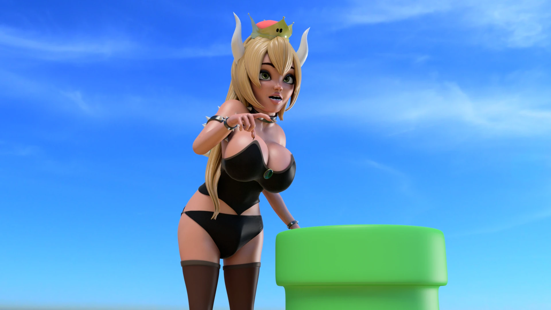 Agent Red Girl 3D Style 1