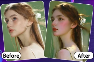 Effect of oil painting