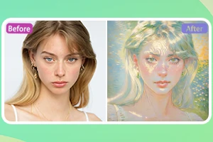 Effect of Monet filter