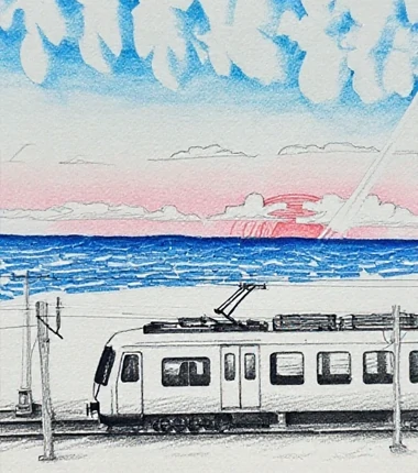 Color pencil sketch example2