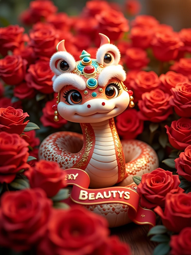 Cute Snake New Year | Lâm Panda F1