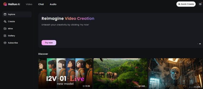 Huailuo AI Homepage