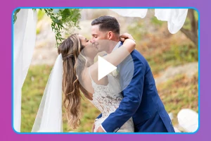 An AI kissing video
