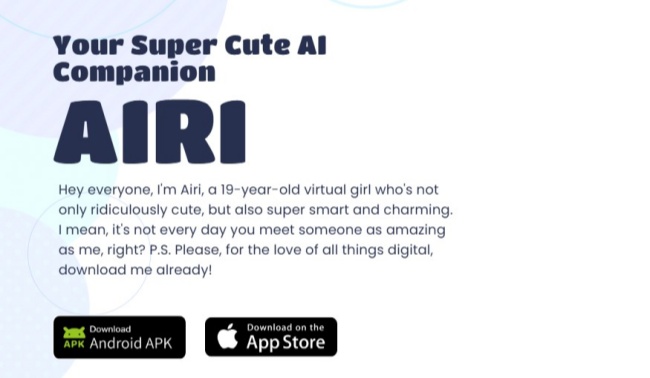 Download Page of Airi AI