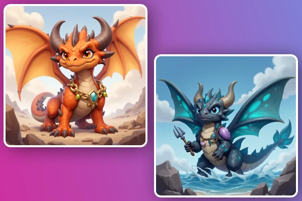 複数のドラゴン