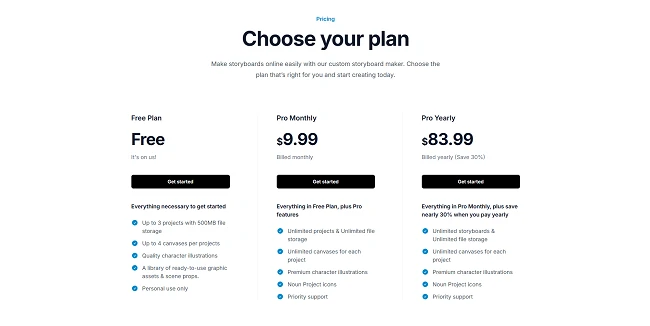 StoryTribe料金プラン