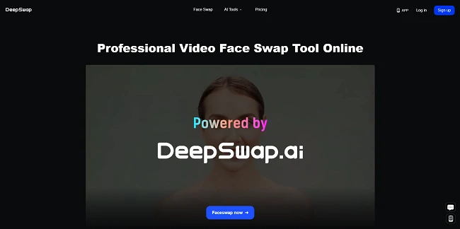 DeepSwap Homepage