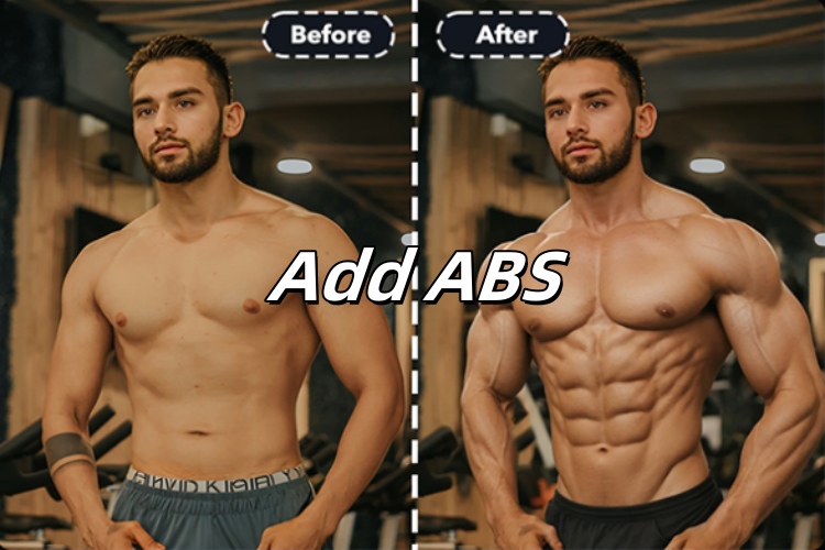 How to Add Abs to Photo Online in 2 Ways