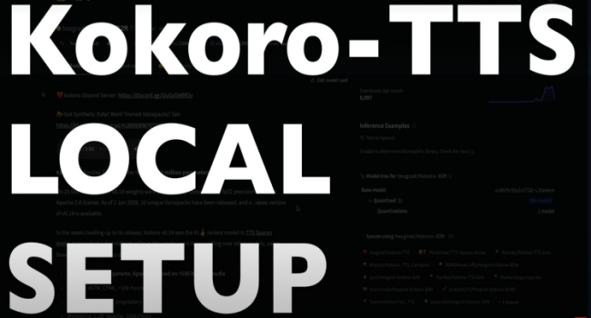 Kokoro-TTS local setup