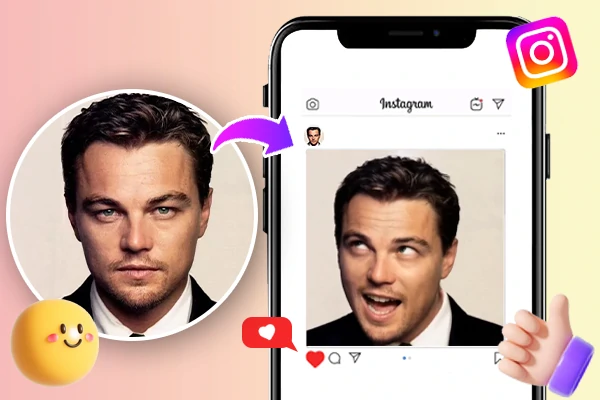 Animated visual on social media