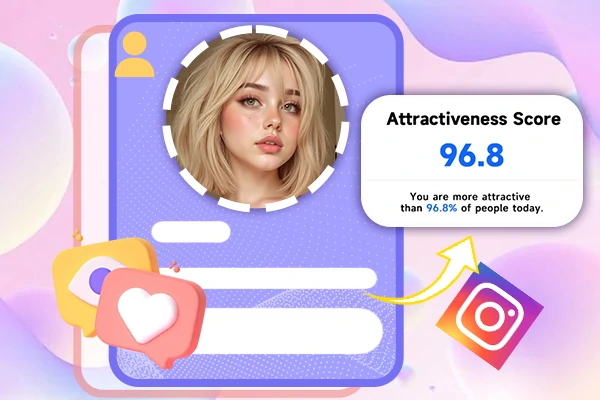 AI attractiveness test image