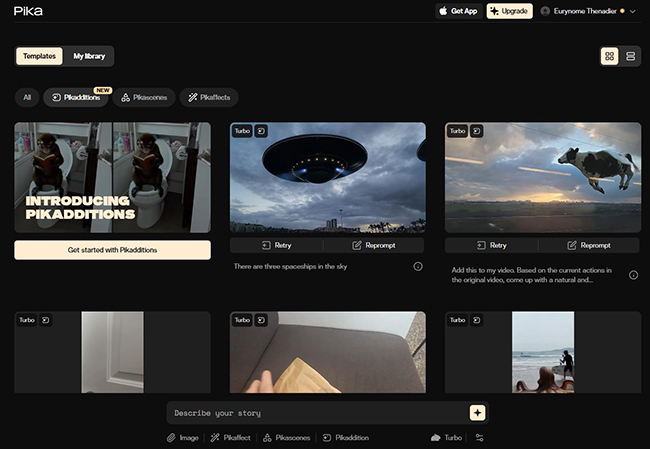Pikadditions homepage