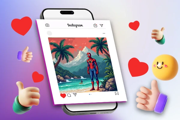 Делитесь креативными произведениями в социальных сетях