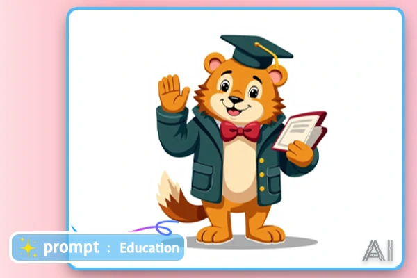 프롬프트가 있는 마스코트