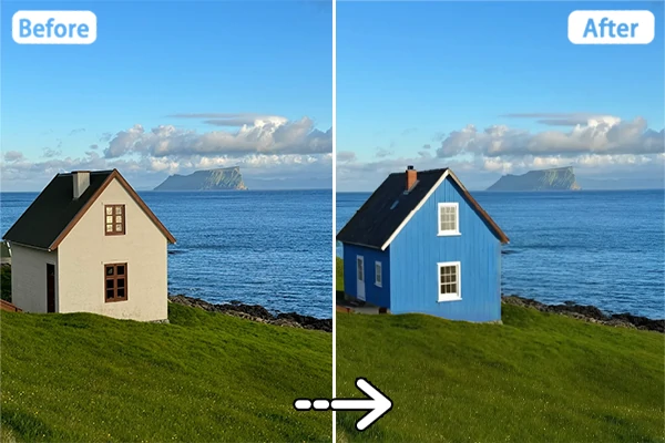 Cambiar el color de una parte de una imagen