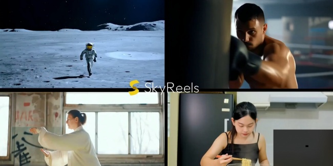 Videos generated by SkyReels V1