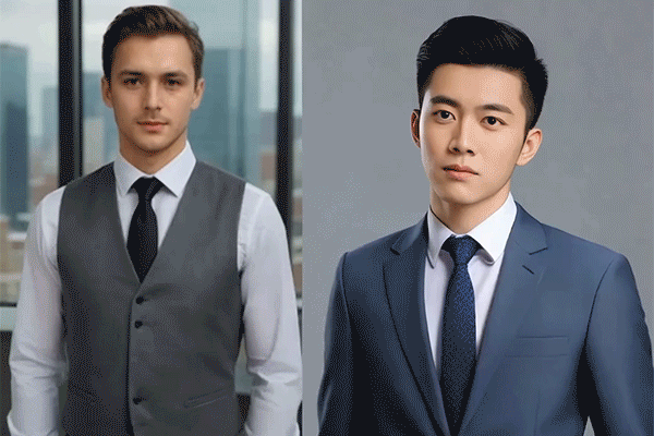 Video de apretón de manos de dos empresarios