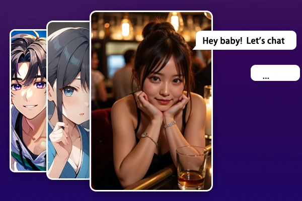 Personagem de chat de voz AI diversificado