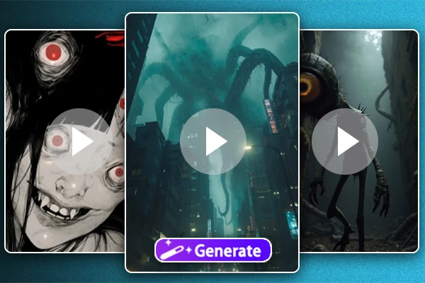 Different types of scary videos