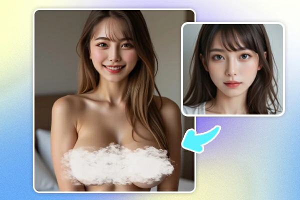 AI nude swap effect