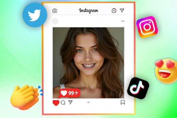Share a Photo of Fake Braces Generated By Braces Filter