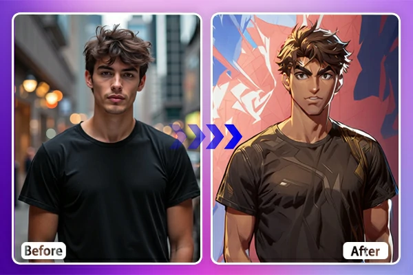 Sebelum dan sesudah menggunakan filter