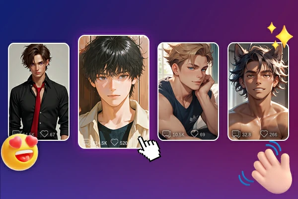 Numeroso novios virtual online para elegir