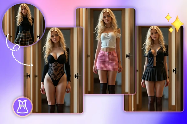 Change clothes to any style