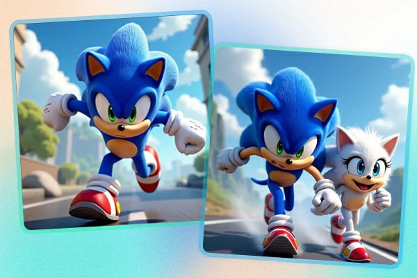 AI-powered Mobian character generator preview