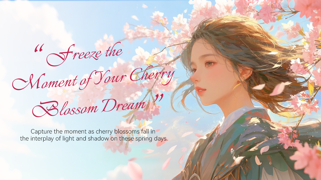 Freeze the Moment of Your Cherry Blossom Dream