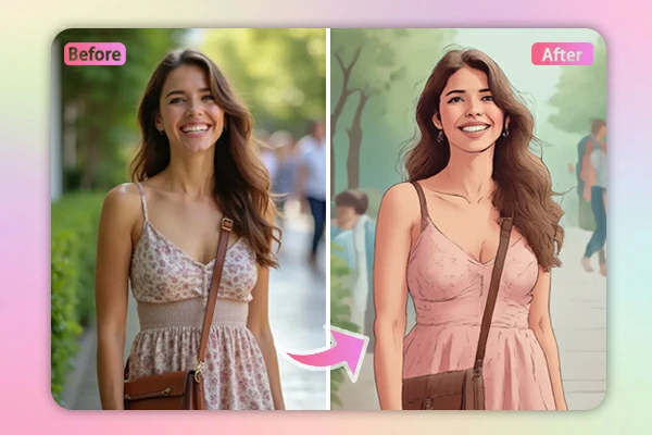 AI Comic Portrait Transformation