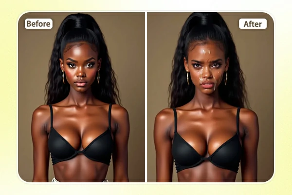 Alt: AI-Generated Realistic Cum on Face Photo