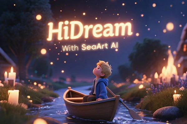HiDream cartoon AI image