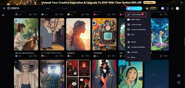 Go to Create Images