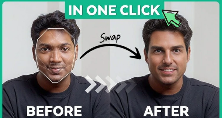 Échange de visage en un clic