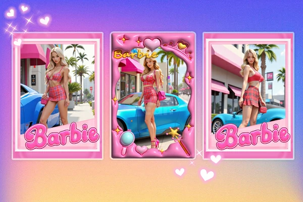 Explora la magia de generador de posters barbie
