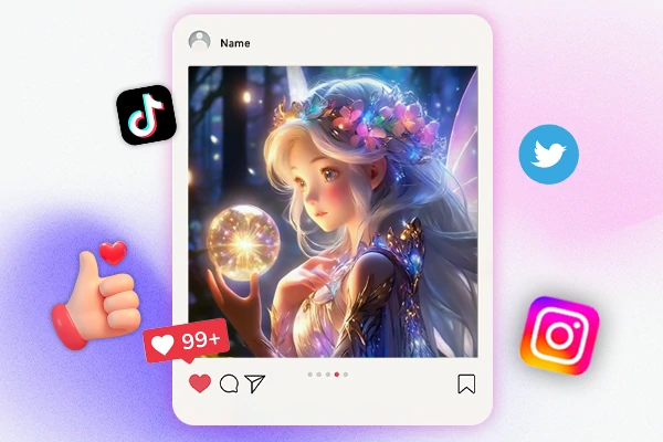 Share Image Edited with AI