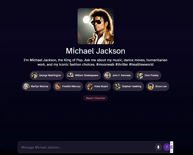 Chat with Michael Jackson