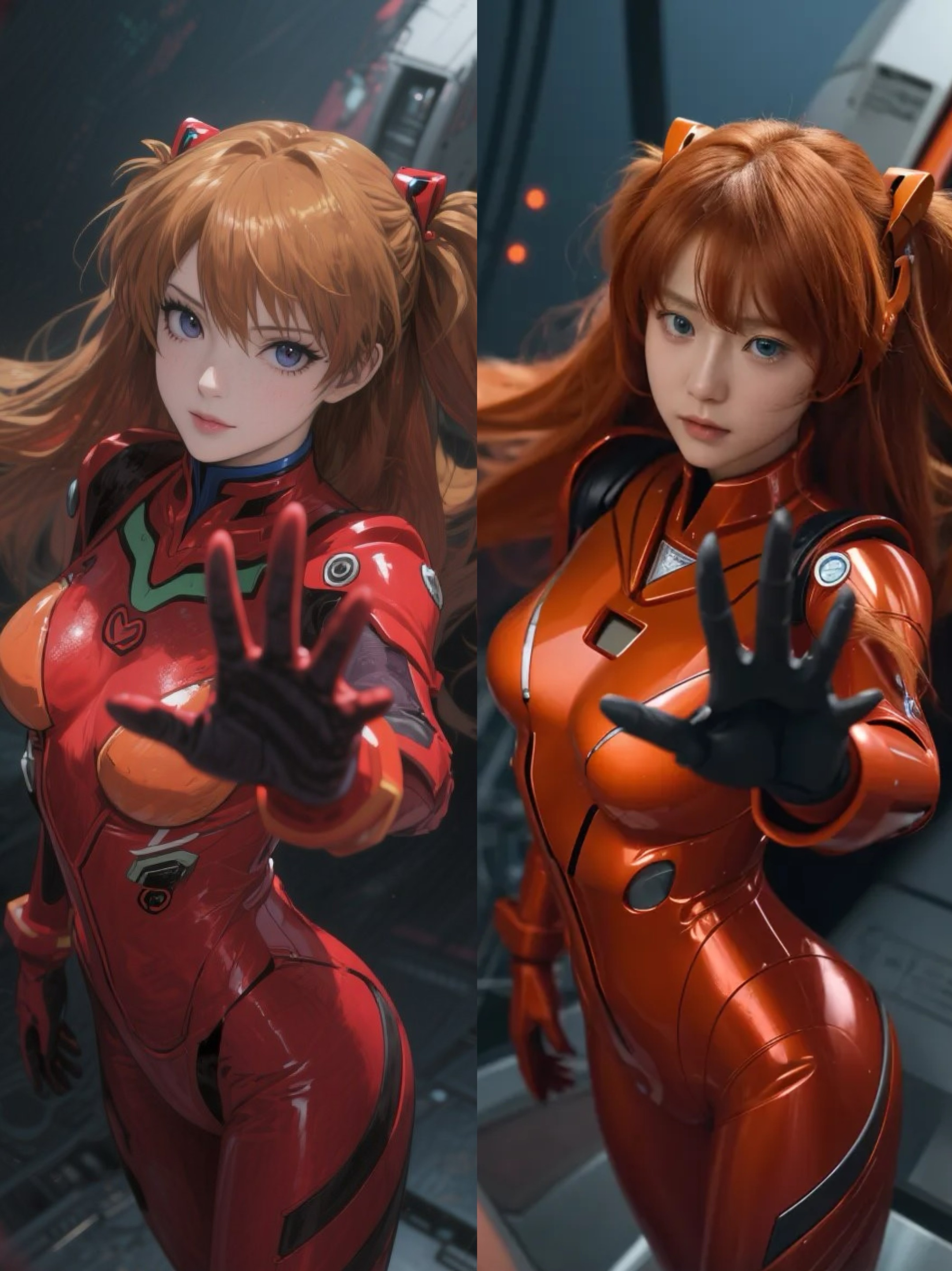 Upload an anime picture and transform it into a real person's photo with one click