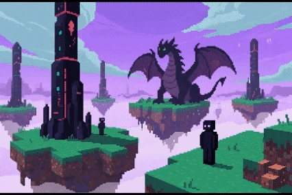 Видео Minecraft с ИИ