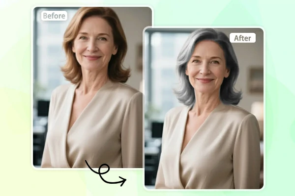 Filtro de cabello gris