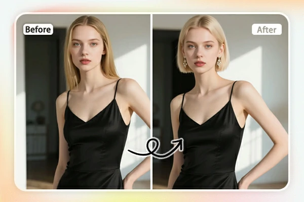 Filtro de cabello corto