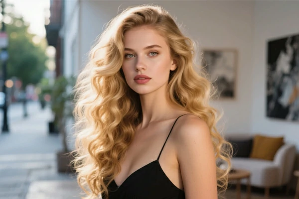 Efecto de permanente impresionante con IA