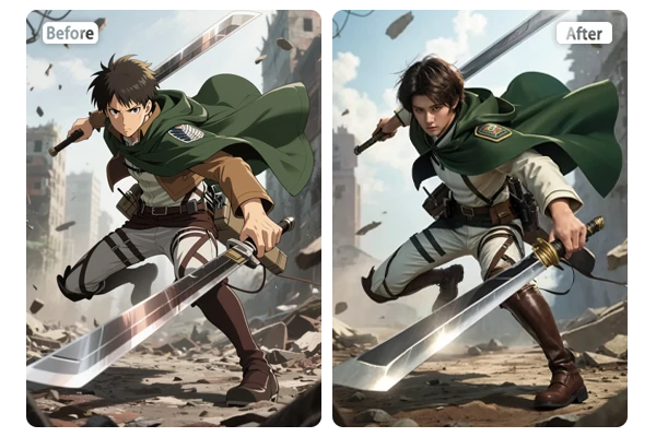 Make Any Anime Image Strikingly Real