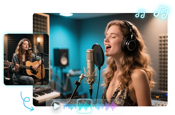 Crie música aleatória com IA