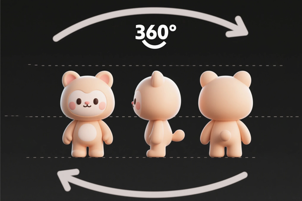 Renderizado 3D de 360 grados