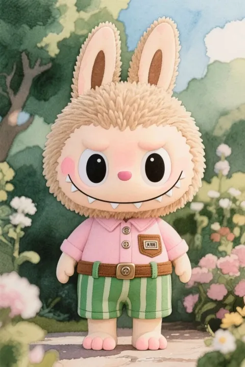 Labubu 钩针玩偶”从零到成品的完整教程