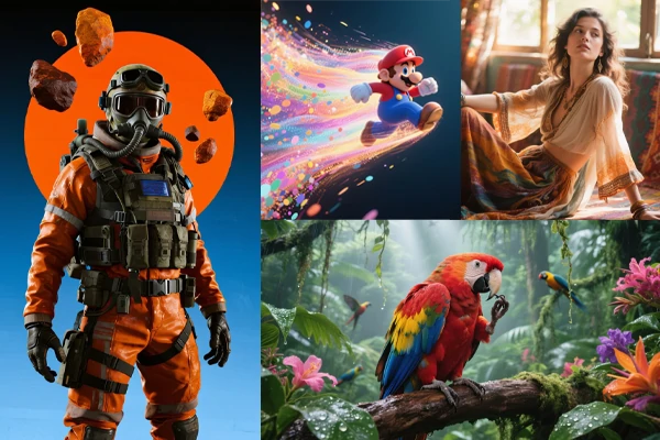 各种AI Qwen图像生成