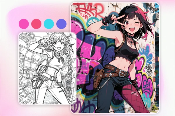 AI ลงสีรูปวาด